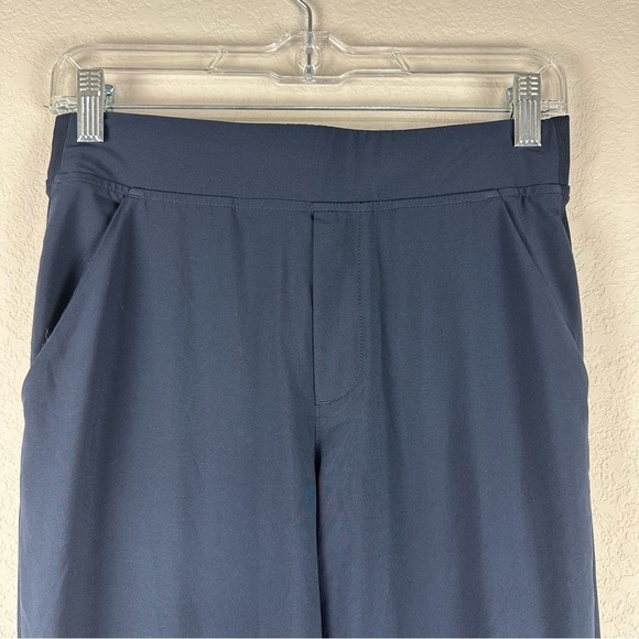 Athleta Dark Blue Brooklyn Ankle Athleisure Casual Pants Size 2 - Picture 2 of 8